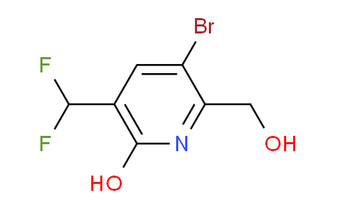 3-Bromo-5-(difluoromethyl)-6-hydroxypyridine-2-methanol