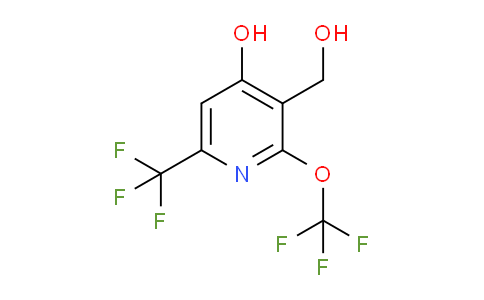 4-Hydroxy-2-(trifluoromethoxy)-6-(trifluoromethyl)pyridine-3-methanol