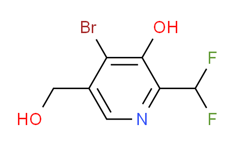 4-Bromo-2-(difluoromethyl)-3-hydroxypyridine-5-methanol