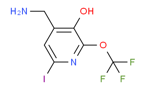 4-(Aminomethyl)-3-hydroxy-6-iodo-2-(trifluoromethoxy)pyridine