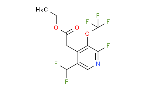 AM160887 | 1806740-26-0 | Ethyl 5-(difluoromethyl)-2-fluoro-3-(trifluoromethoxy)pyridine-4-acetate