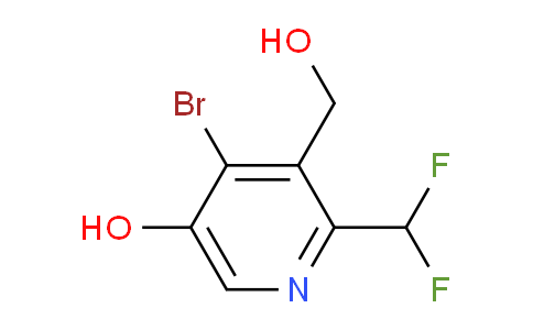 4-Bromo-2-(difluoromethyl)-5-hydroxypyridine-3-methanol