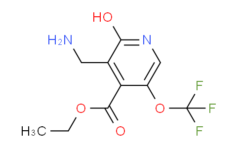 AM160934 | 1804807-51-9 | Ethyl 3-(aminomethyl)-2-hydroxy-5-(trifluoromethoxy)pyridine-4-carboxylate