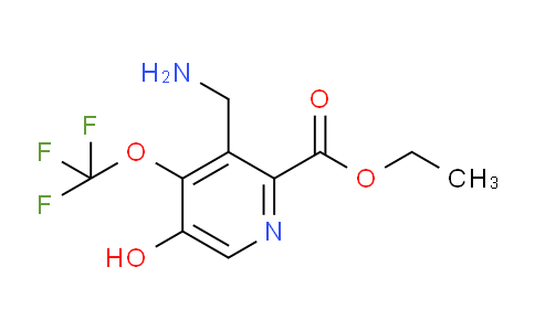 Ethyl 3-(aminomethyl)-5-hydroxy-4-(trifluoromethoxy)pyridine-2-carboxylate