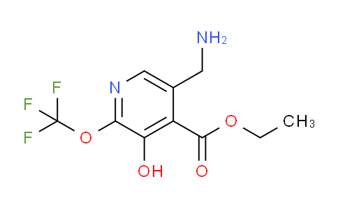 Ethyl 5-(aminomethyl)-3-hydroxy-2-(trifluoromethoxy)pyridine-4-carboxylate