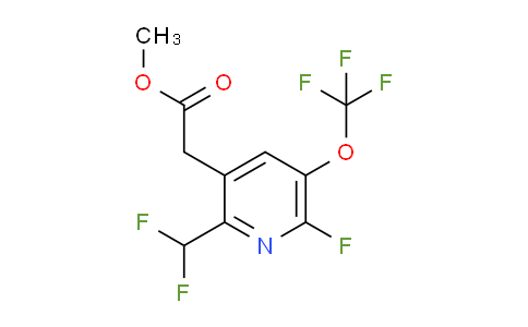 AM160956 | 1803684-36-7 | Methyl 2-(difluoromethyl)-6-fluoro-5-(trifluoromethoxy)pyridine-3-acetate