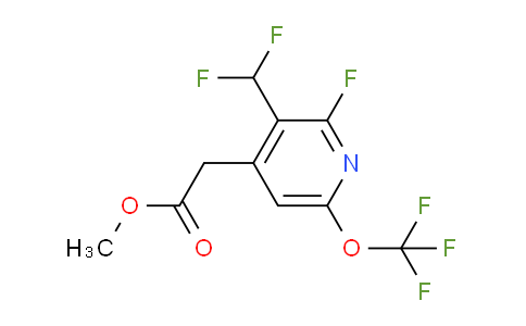 AM160957 | 1804336-91-1 | Methyl 3-(difluoromethyl)-2-fluoro-6-(trifluoromethoxy)pyridine-4-acetate