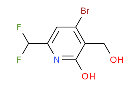 4-Bromo-6-(difluoromethyl)-2-hydroxypyridine-3-methanol