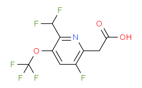 AM160998 | 1806734-27-9 | 2-(Difluoromethyl)-5-fluoro-3-(trifluoromethoxy)pyridine-6-acetic acid