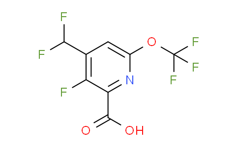 4-(Difluoromethyl)-3-fluoro-6-(trifluoromethoxy)pyridine-2-carboxylic acid
