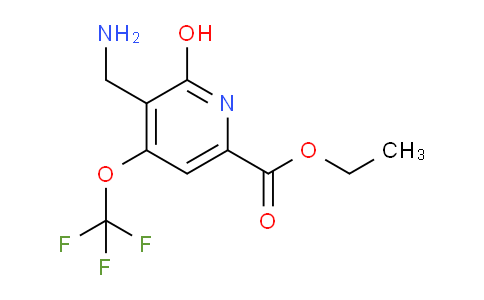 Ethyl 3-(aminomethyl)-2-hydroxy-4-(trifluoromethoxy)pyridine-6-carboxylate