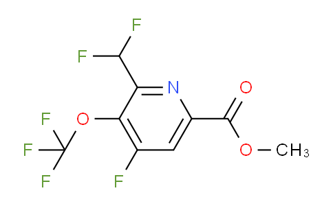 Methyl 2-(difluoromethyl)-4-fluoro-3-(trifluoromethoxy)pyridine-6-carboxylate