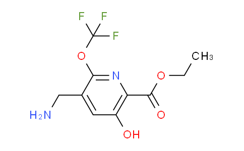Ethyl 3-(aminomethyl)-5-hydroxy-2-(trifluoromethoxy)pyridine-6-carboxylate