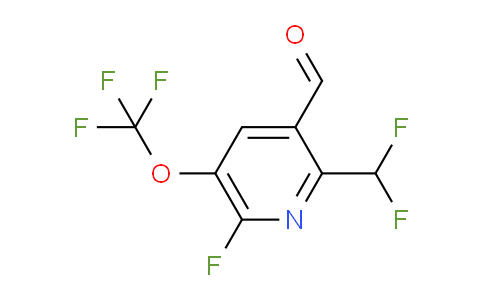 AM161030 | 1804478-38-3 | 2-(Difluoromethyl)-6-fluoro-5-(trifluoromethoxy)pyridine-3-carboxaldehyde