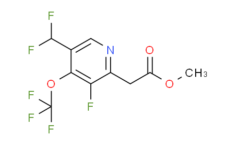Methyl 5-(difluoromethyl)-3-fluoro-4-(trifluoromethoxy)pyridine-2-acetate