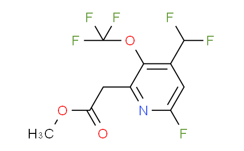 AM161043 | 1803684-68-5 | Methyl 4-(difluoromethyl)-6-fluoro-3-(trifluoromethoxy)pyridine-2-acetate