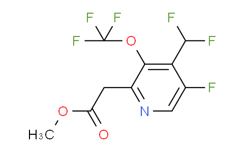 AM161046 | 1804340-81-5 | Methyl 4-(difluoromethyl)-5-fluoro-3-(trifluoromethoxy)pyridine-2-acetate