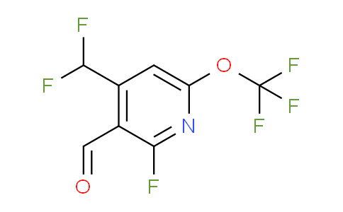 AM161047 | 1806198-25-3 | 4-(Difluoromethyl)-2-fluoro-6-(trifluoromethoxy)pyridine-3-carboxaldehyde