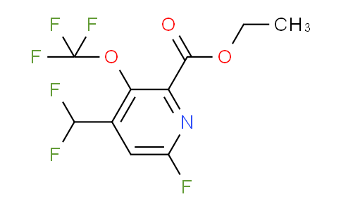 AM161059 | 1806739-11-6 | Ethyl 4-(difluoromethyl)-6-fluoro-3-(trifluoromethoxy)pyridine-2-carboxylate