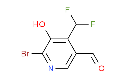 AM16106 | 1805349-59-0 | 2-Bromo-4-(difluoromethyl)-3-hydroxypyridine-5-carboxaldehyde