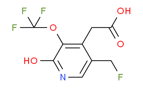 5-(Fluoromethyl)-2-hydroxy-3-(trifluoromethoxy)pyridine-4-acetic acid