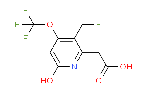 3-(Fluoromethyl)-6-hydroxy-4-(trifluoromethoxy)pyridine-2-acetic acid