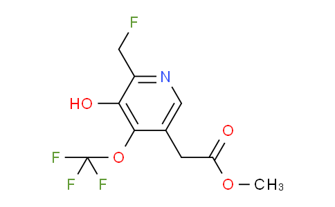 AM161066 | 1804346-63-1 | Methyl 2-(fluoromethyl)-3-hydroxy-4-(trifluoromethoxy)pyridine-5-acetate