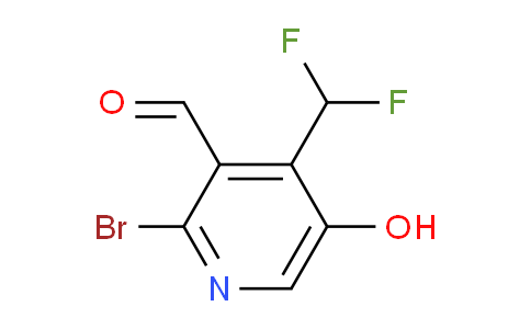 2-Bromo-4-(difluoromethyl)-5-hydroxypyridine-3-carboxaldehyde