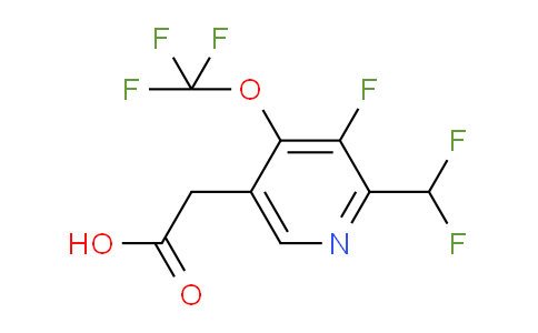 AM161070 | 1806191-39-8 | 2-(Difluoromethyl)-3-fluoro-4-(trifluoromethoxy)pyridine-5-acetic acid