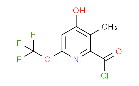 4-Hydroxy-3-methyl-6-(trifluoromethoxy)pyridine-2-carbonyl chloride