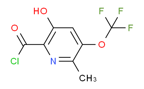 AM161077 | 1806048-61-2 | 5-Hydroxy-2-methyl-3-(trifluoromethoxy)pyridine-6-carbonyl chloride
