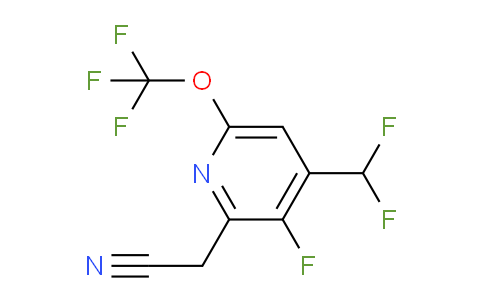 4-(Difluoromethyl)-3-fluoro-6-(trifluoromethoxy)pyridine-2-acetonitrile