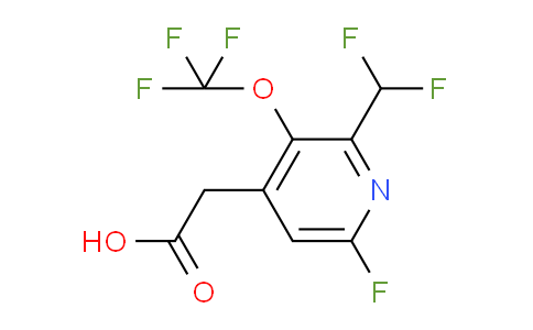 AM161087 | 1804336-36-4 | 2-(Difluoromethyl)-6-fluoro-3-(trifluoromethoxy)pyridine-4-acetic acid