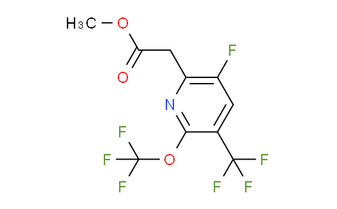 AM161093 | 1806723-42-1 | Methyl 5-fluoro-2-(trifluoromethoxy)-3-(trifluoromethyl)pyridine-6-acetate