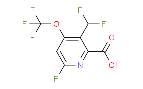AM161095 | 1806266-78-3 | 3-(Difluoromethyl)-6-fluoro-4-(trifluoromethoxy)pyridine-2-carboxylic acid