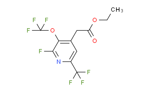 AM161100 | 1805975-96-5 | Ethyl 2-fluoro-3-(trifluoromethoxy)-6-(trifluoromethyl)pyridine-4-acetate