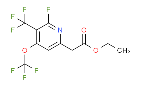 AM161102 | 1806028-19-2 | Ethyl 2-fluoro-4-(trifluoromethoxy)-3-(trifluoromethyl)pyridine-6-acetate