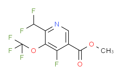 AM161104 | 1804764-59-7 | Methyl 2-(difluoromethyl)-4-fluoro-3-(trifluoromethoxy)pyridine-5-carboxylate