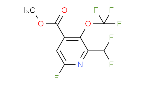 AM161109 | 1805974-02-0 | Methyl 2-(difluoromethyl)-6-fluoro-3-(trifluoromethoxy)pyridine-4-carboxylate