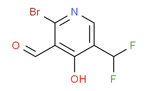 2-Bromo-5-(difluoromethyl)-4-hydroxypyridine-3-carboxaldehyde