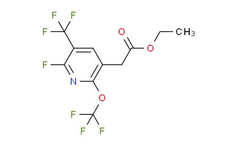 AM161110 | 1804807-90-6 | Ethyl 2-fluoro-6-(trifluoromethoxy)-3-(trifluoromethyl)pyridine-5-acetate