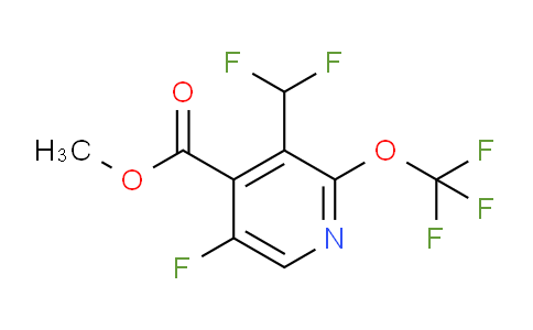AM161118 | 1804765-34-1 | Methyl 3-(difluoromethyl)-5-fluoro-2-(trifluoromethoxy)pyridine-4-carboxylate