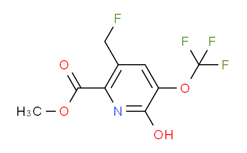 Methyl 5-(fluoromethyl)-2-hydroxy-3-(trifluoromethoxy)pyridine-6-carboxylate