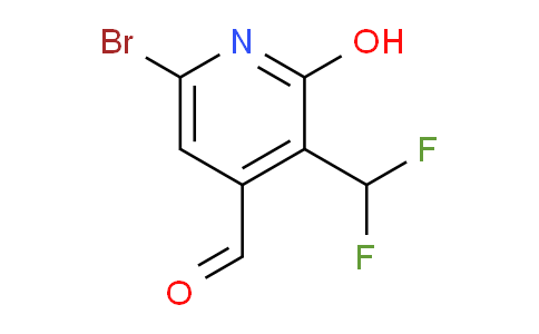 6-Bromo-3-(difluoromethyl)-2-hydroxypyridine-4-carboxaldehyde