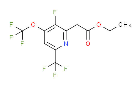 AM161121 | 1804681-08-0 | Ethyl 3-fluoro-4-(trifluoromethoxy)-6-(trifluoromethyl)pyridine-2-acetate