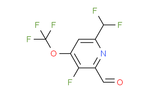 6-(Difluoromethyl)-3-fluoro-4-(trifluoromethoxy)pyridine-2-carboxaldehyde