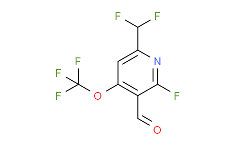 6-(Difluoromethyl)-2-fluoro-4-(trifluoromethoxy)pyridine-3-carboxaldehyde