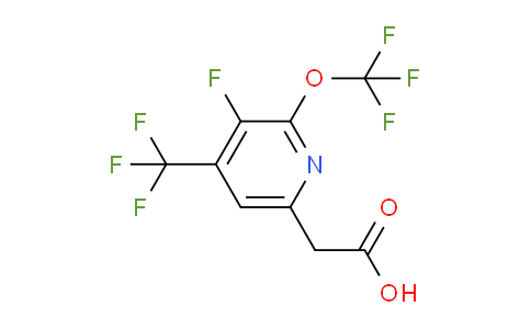 AM161133 | 1805975-49-8 | 3-Fluoro-2-(trifluoromethoxy)-4-(trifluoromethyl)pyridine-6-acetic acid