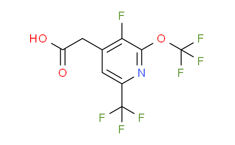 AM161136 | 1804314-33-7 | 3-Fluoro-2-(trifluoromethoxy)-6-(trifluoromethyl)pyridine-4-acetic acid
