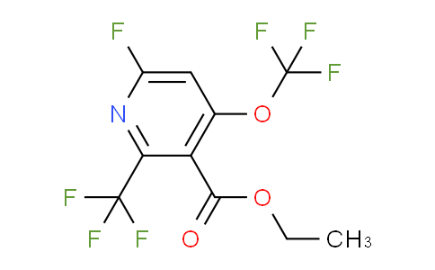 AM161187 | 1806262-47-4 | Ethyl 6-fluoro-4-(trifluoromethoxy)-2-(trifluoromethyl)pyridine-3-carboxylate